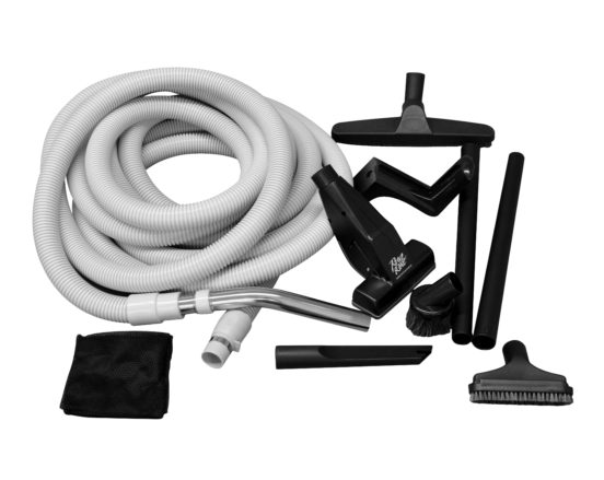 Replacement hose and accessory kit for car and garage vacuum