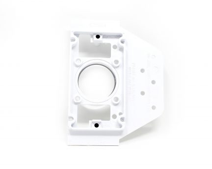 White mounting bracket for all low voltage inlet valves