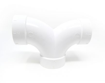 PVC Sweep Wye/ 3-Way 90 Degree Elbow