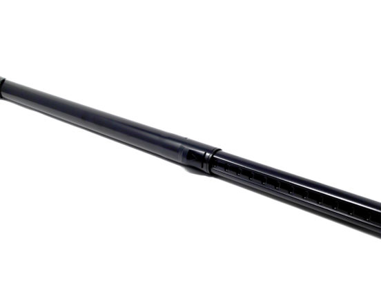 Extended aluminum telescoping wand with a quick release lock button