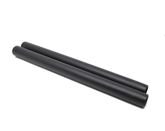 Black 2 piece friction fit 19 inch long plastic wands