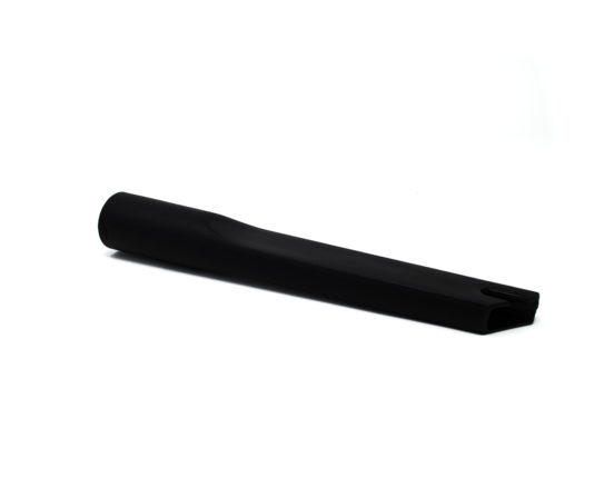 Short 9.5 inch crevice tool for reaching deep into cushions or automobile seats