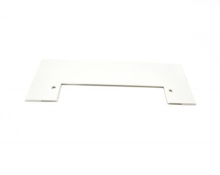 White trim plate for VacPan for easier floor cleaning