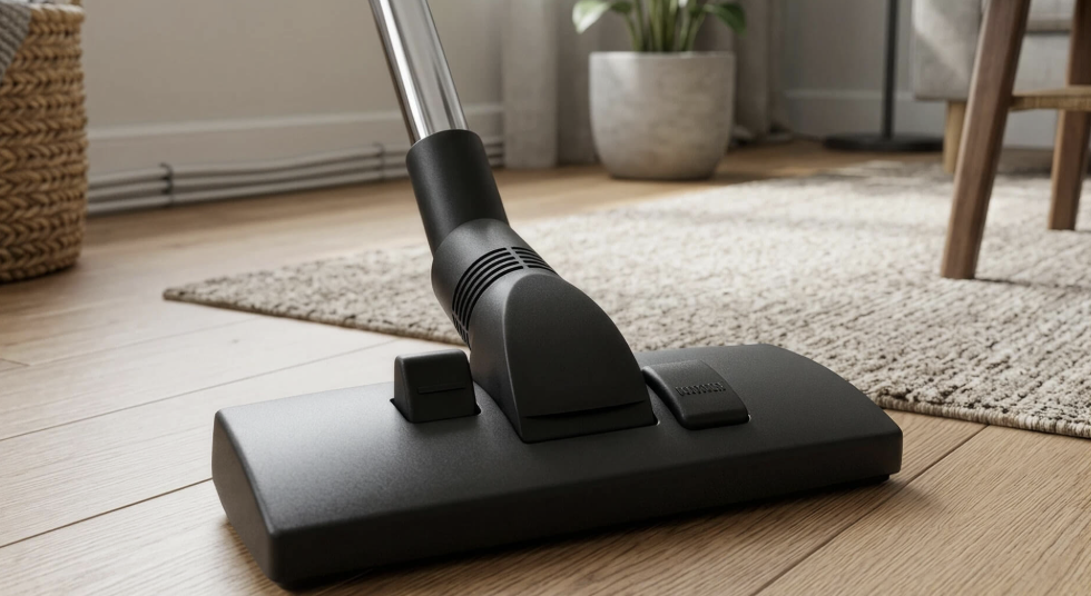 Central vacuum attachments for floors, upholstery, and hard-to-reach areas